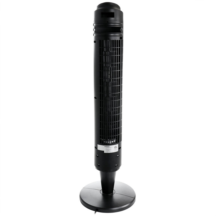 Holmes 36 Inch Oscillating Tower Fan With Remote Control In Black And